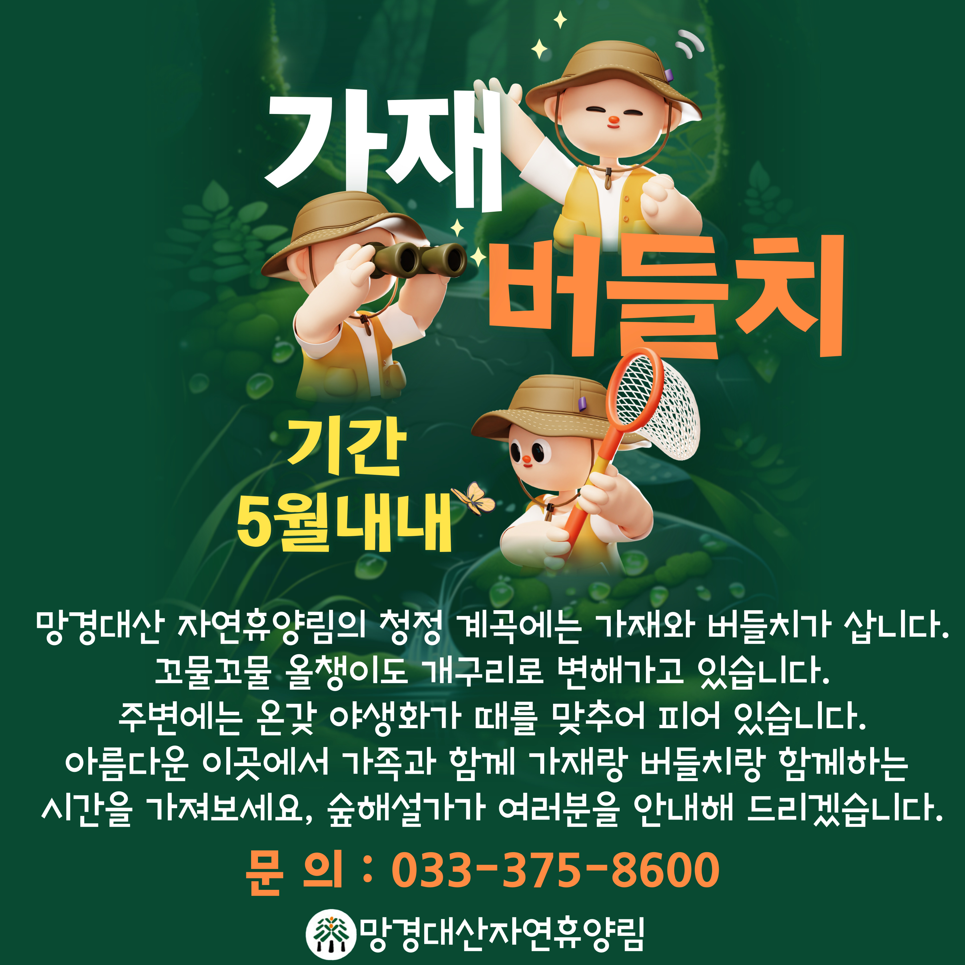 망경대산자연휴양림 산림치유프로그램